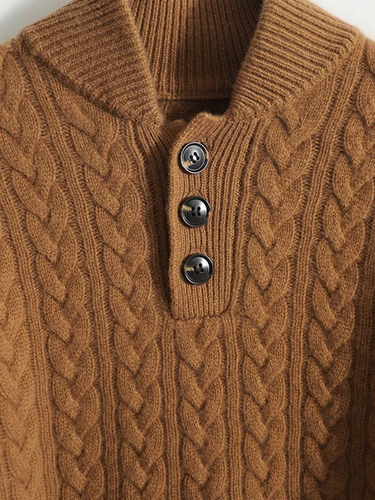 WW | Kabelgestrickter Winterpullover Für Damen