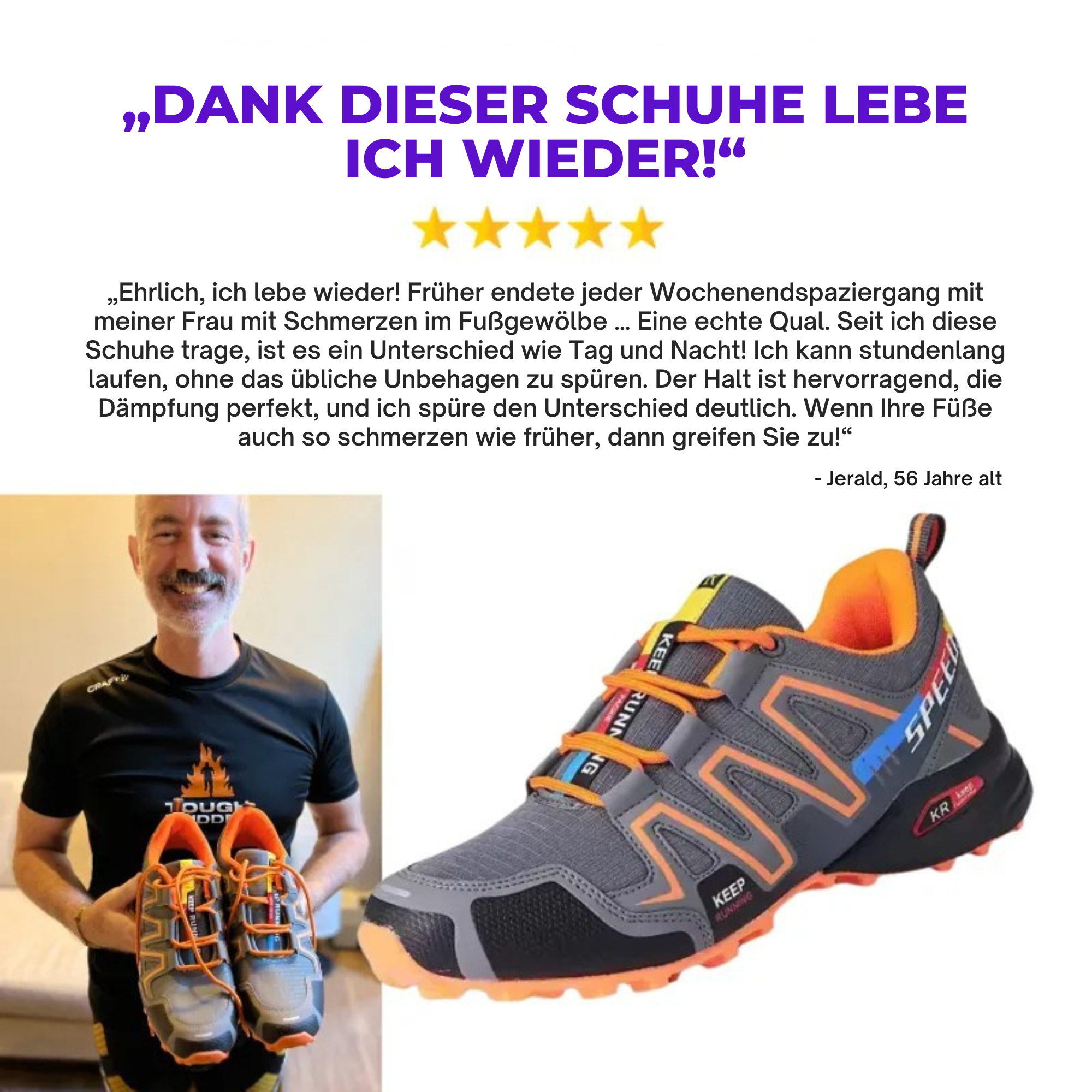 WW | Orthopädische Herren Wanderschuhe