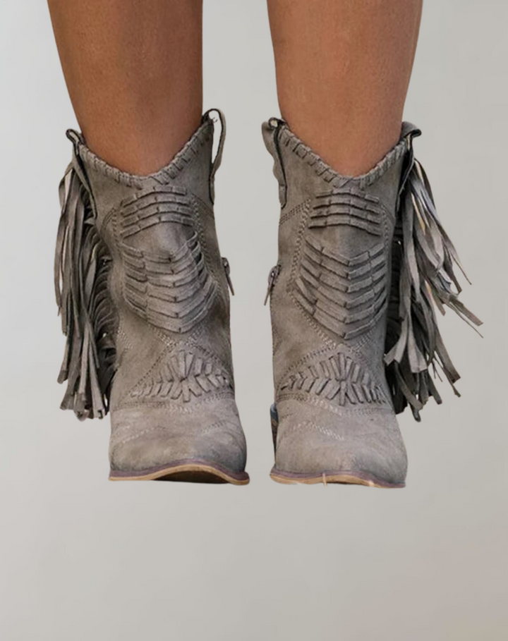 W&W Mode | Western Cowgirl Fransenstiefel