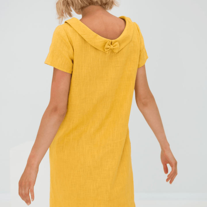 W&W Mode | Lässiges Leinenkleid Für Damen