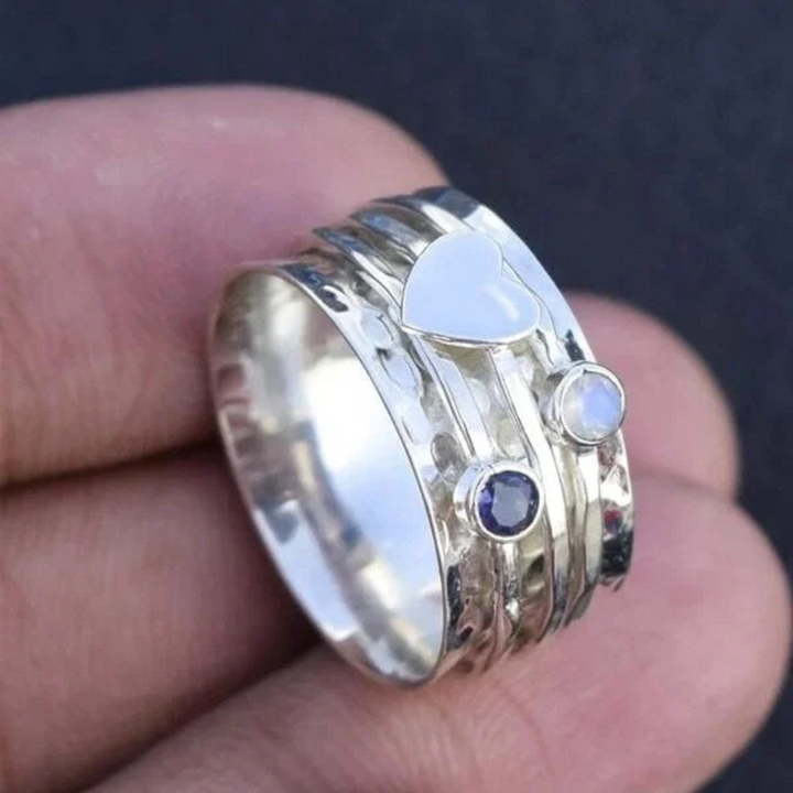 W&W Mode | Spinner Herzchenring Silber