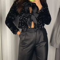 Modisches funkelndes Jacke