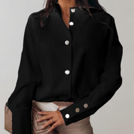 WW - Stehkragen Damen Bluse