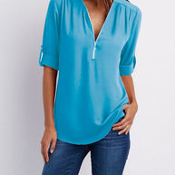 Maxime™ - Langärmelige Lockere Bluse