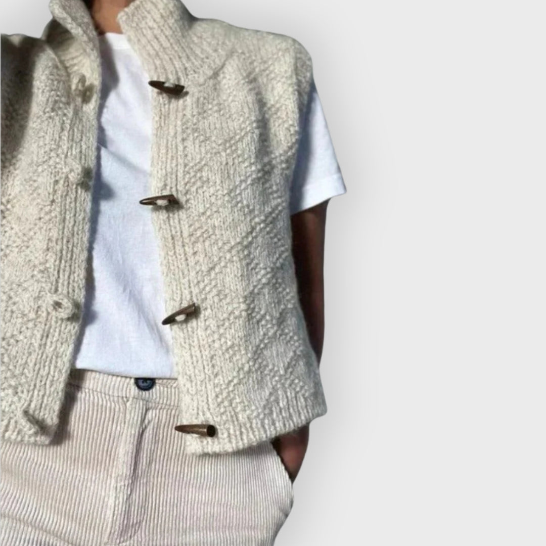 WW | Sophisticated Ärmelloses Strickwesten