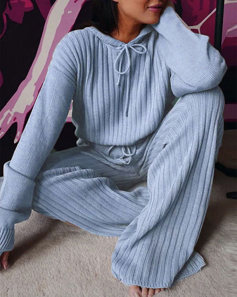 WW | Warme Pyjama Mit Kapuze