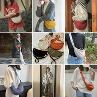 Halbmond-Crossbody-Tasche