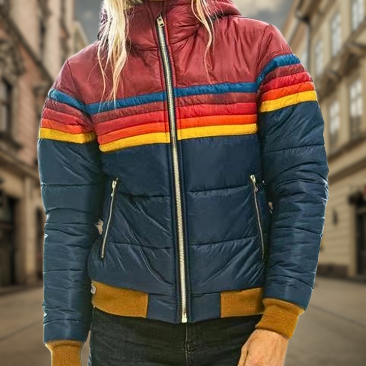 W&W Mode | Stilvolle Herbst Retro Klassische Jacke für Frauen