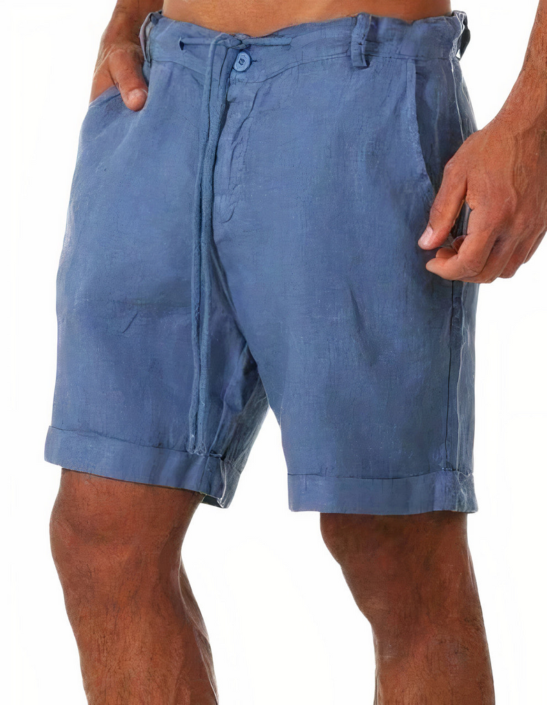 WW | Herren Leinen Sommer Shorts Kurze Hose Für Männer