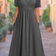 WW | Midi-Kleid mit Seitentaschen