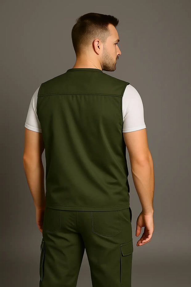 WW | Wanderweste Mit Mehreren Taschen Für Herren