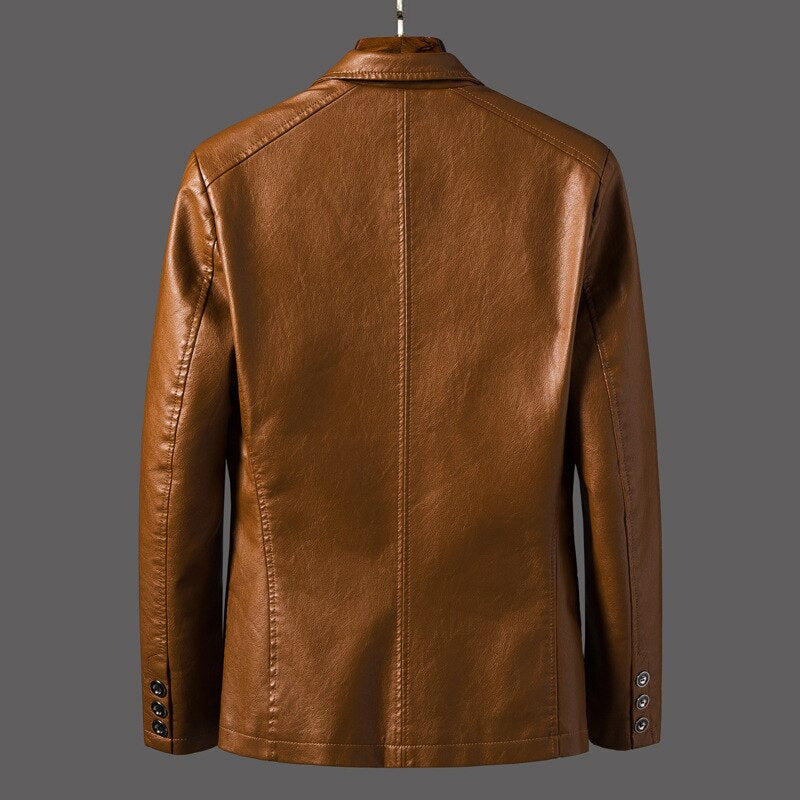 WW | Lässige Lederjacke Für Herren