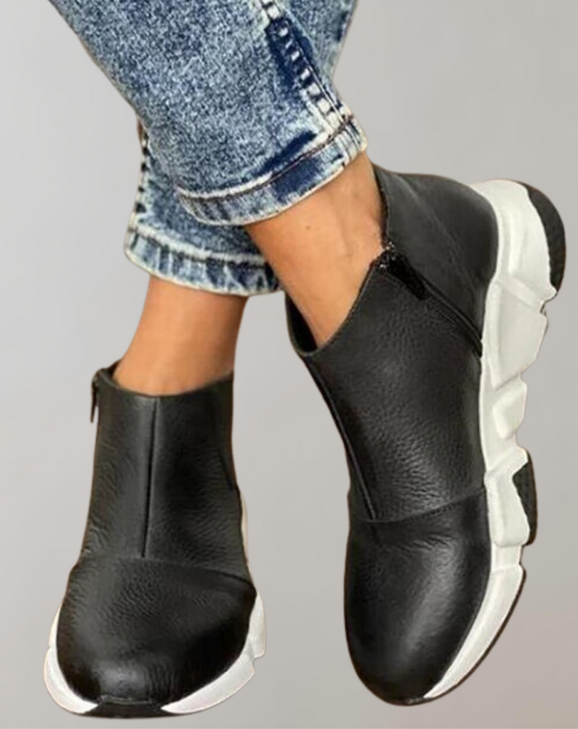 WW | Damen Plateau Stiefeletten Ortopedical