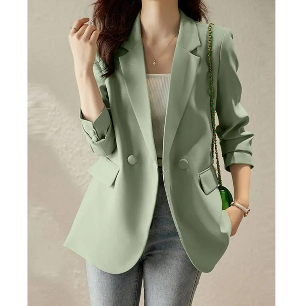 WW | Lässig Revers, Solides Arbeitsoutfit Damen Blazer