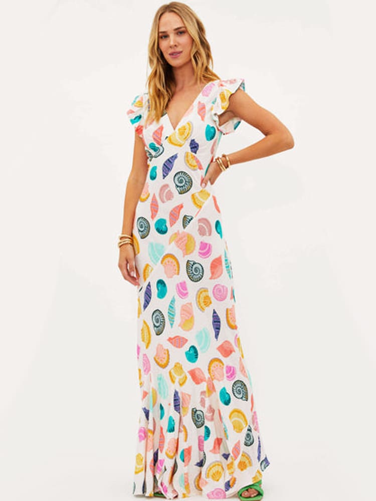Juwelen Maxikleid für die Küste