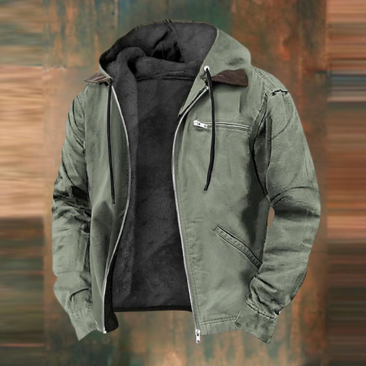 W&W Mode | Herren Kapuzenjacke für Komfort Stil