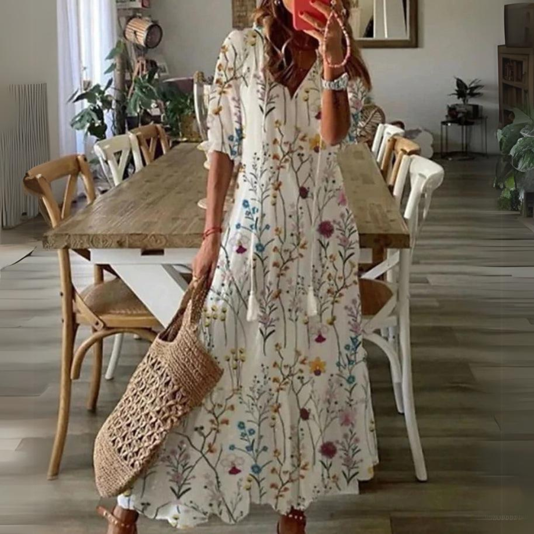 W&W Mode | Maxi Kleid Mit Blumenmuster