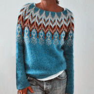 WW | Warmer Herbstpullover mit Rundhalsausschnitt für Damen