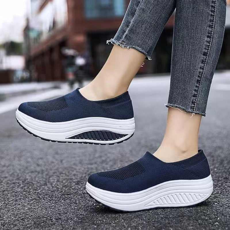 WW | Damen Sneaker Orthopädische Freizeitschuhe Mit Rutschfester Plattformsohle