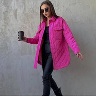 gesteppte Jacke mit Druckknöpfen