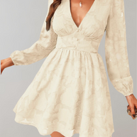 WW | V-ausschnitt Minikleid
