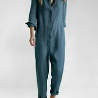 Scarlett™ - Overall mit langen Ärmeln und Knöpfen