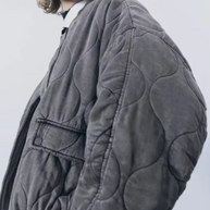 – Baumwolljacke mit Rundhalsausschnitt