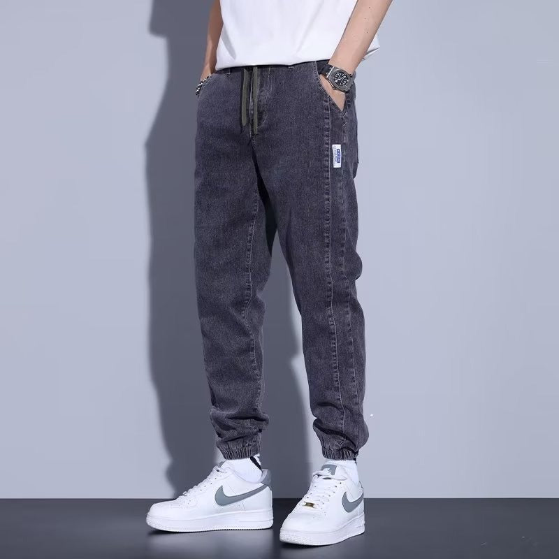 WW | Herren Weiche Denim Jogginghose Stylisch Für Männer