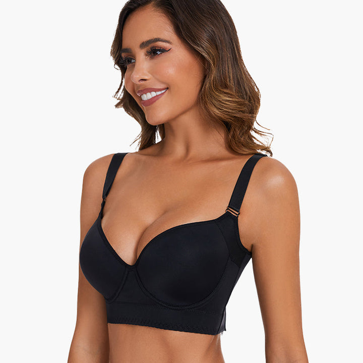 Damen-Push-up-BH mit glättendem Rückenteil