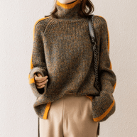 WW | Ravelyn Melange-Strick-Rollkragenpullover