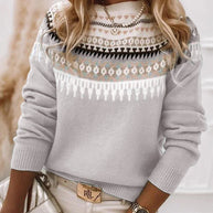 WW | Boho Ethnischer Pullover