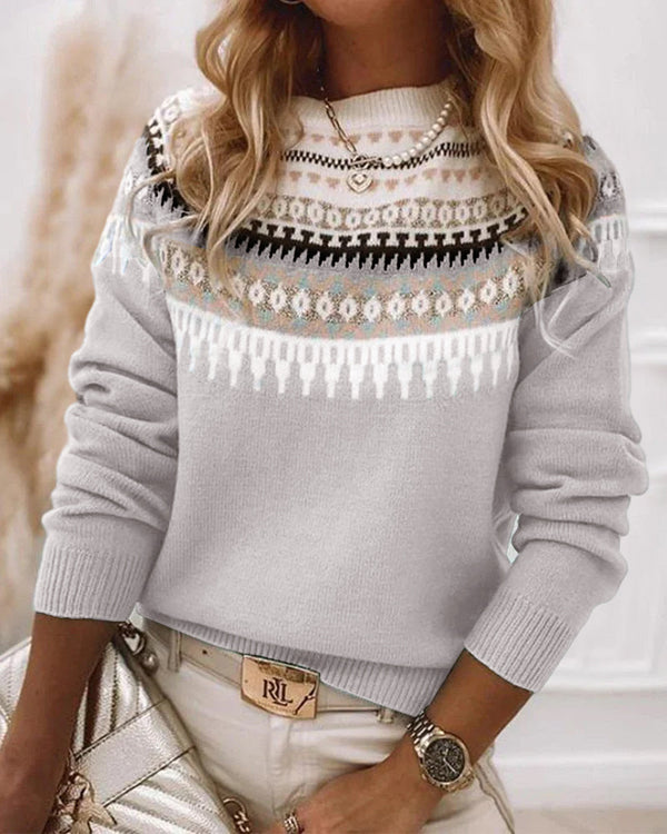 WW | Boho Ethnischer Pullover