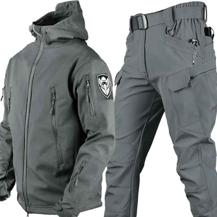 W&W Mode - Herren Softshell-Jacke - Winddicht, Atmungsaktiv, für Herbst und Winter