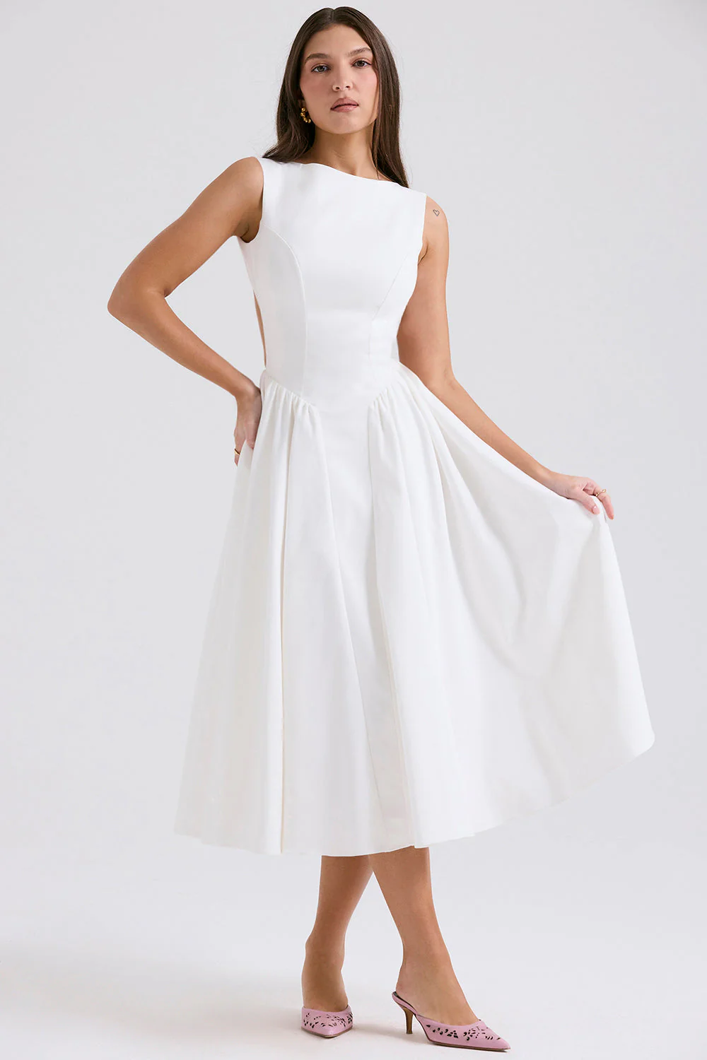 Midikleid | Schickes Cut-Out Design
