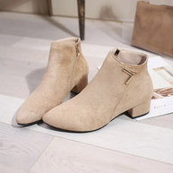 WW | Stiefeletten Mit Spitzem Schuh Und Seitenreißverschluss Damen Stiefeletten