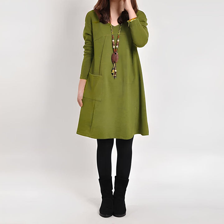 W&W Mode | Aurora Kleid mit Einer Tasche