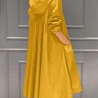 WW | Mid-length hooded jacket in Korean style