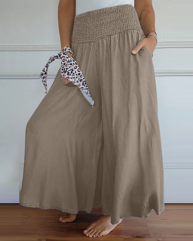WW | Hose mit Elastischem Bund und Weiten Beinen