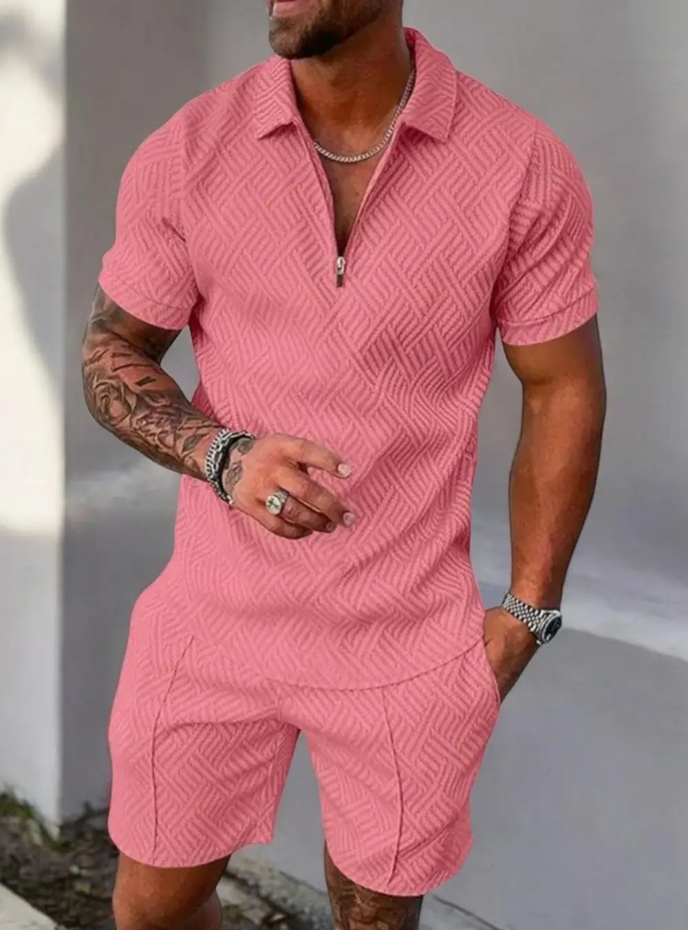 WW | Herren Sommer Hemd Und Hose Satz