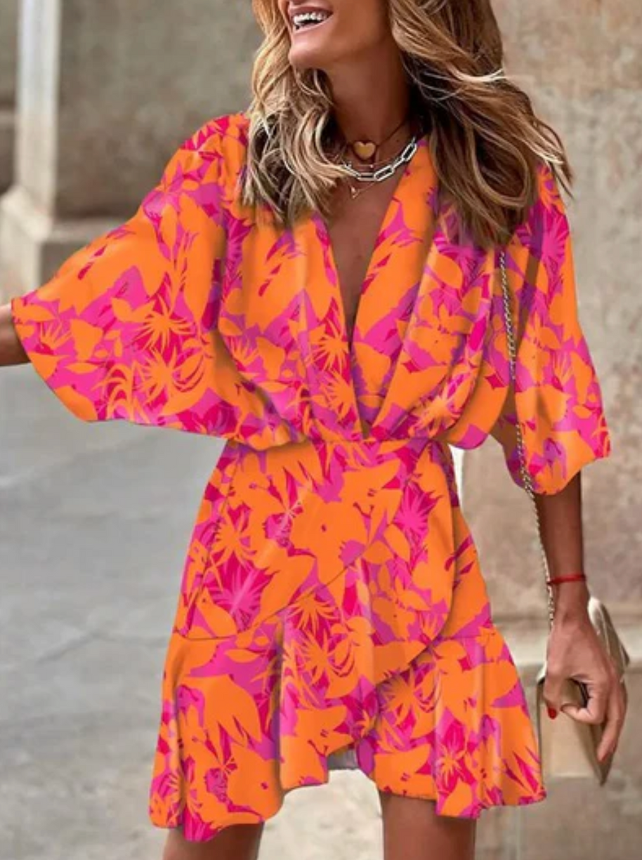WW | Wunderschönes Boho-Wickelkleid