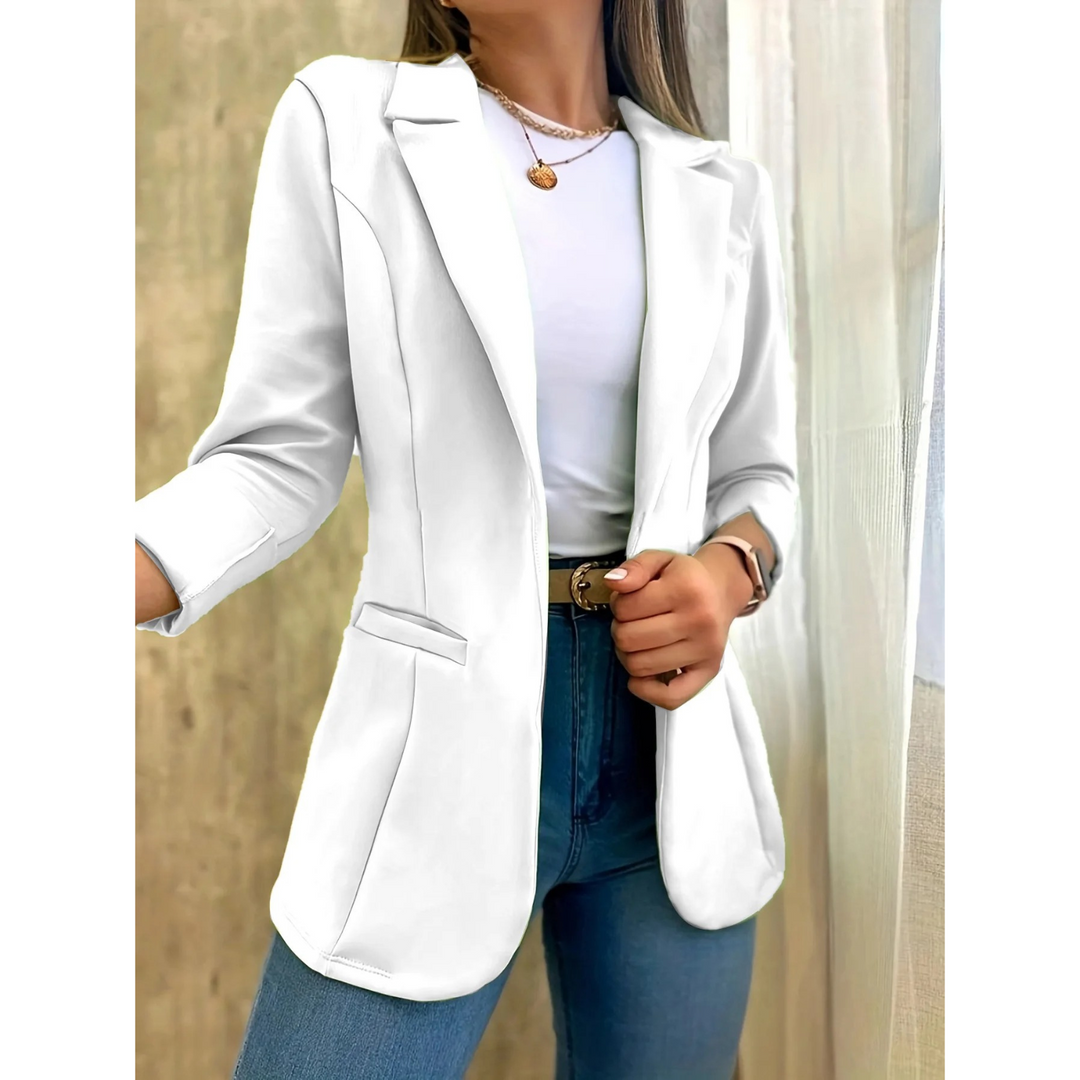 W&W Mode – Vintage-Damenblazer ohne Schnalle