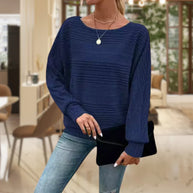 – Strickpullover aus Baumwolle