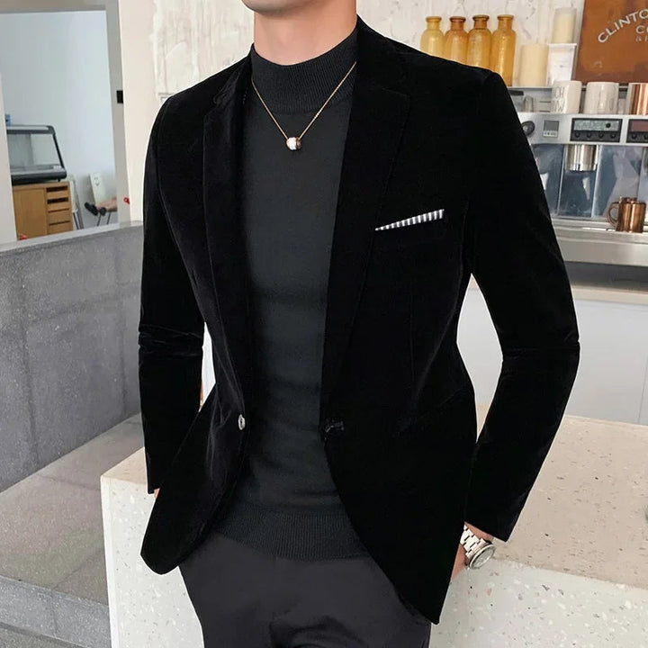 W&W Mode | Luxuriöse Samtblazer Für Herren