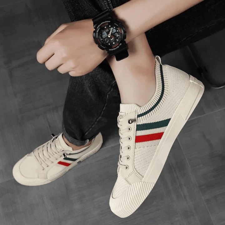 W&W Mode | Lässige Sneakers Mit Strickmuster Für Männer