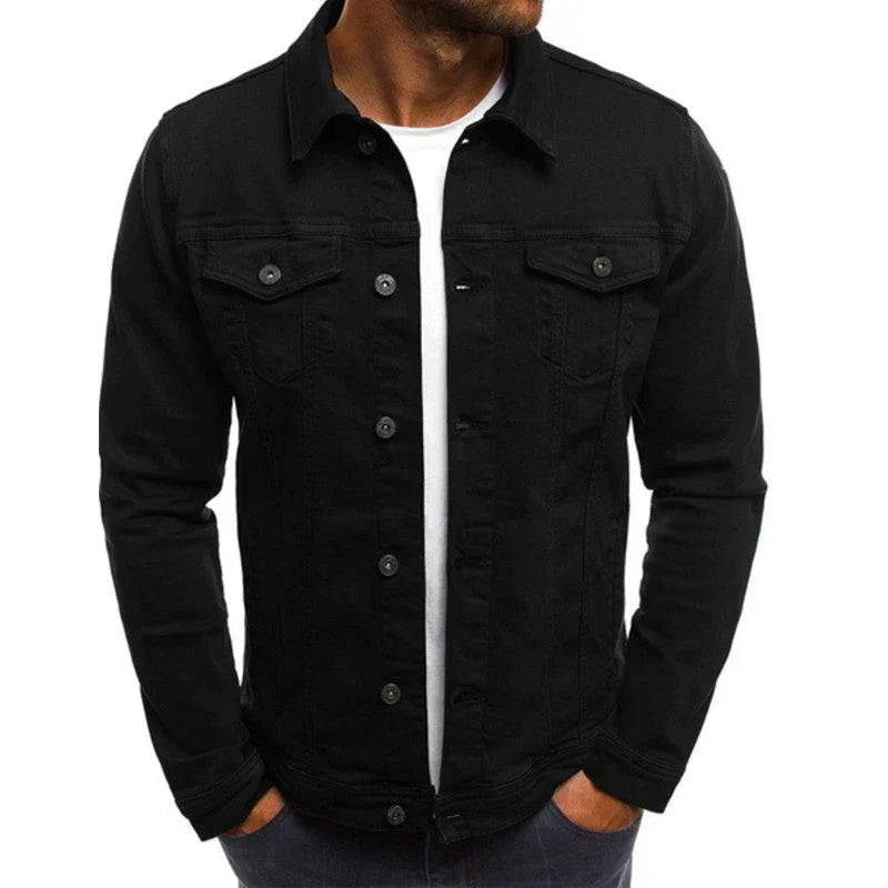 WW | Lässige Jeansjacke Für Herren
