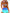 WW mit hoher Taille und buntem Druck