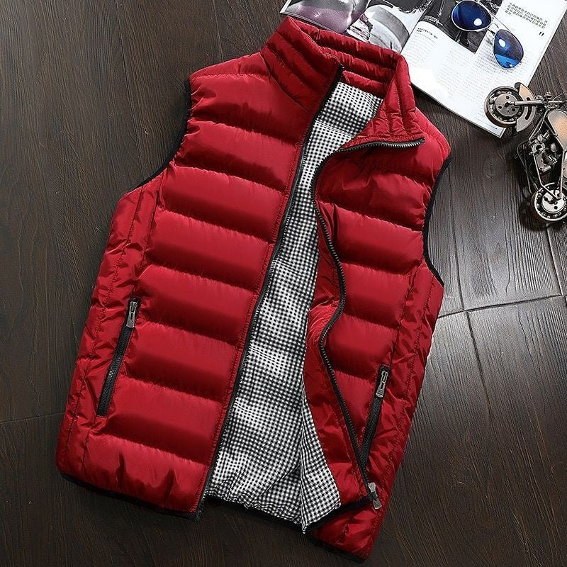 WW | Gefütterte Wasserdichte Herrenbodywarmer Für Stilvolle Männer