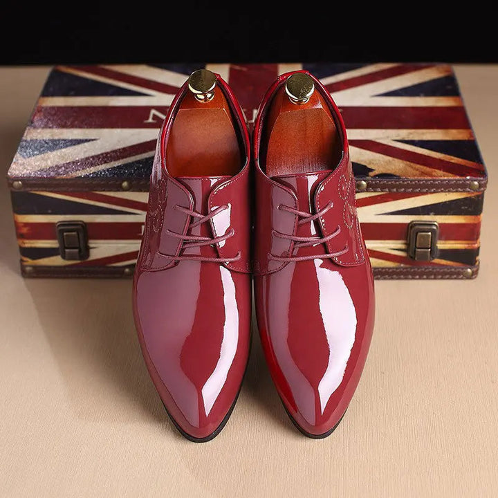 W&W Mode | Glänzende Retro Brogues Für Herren