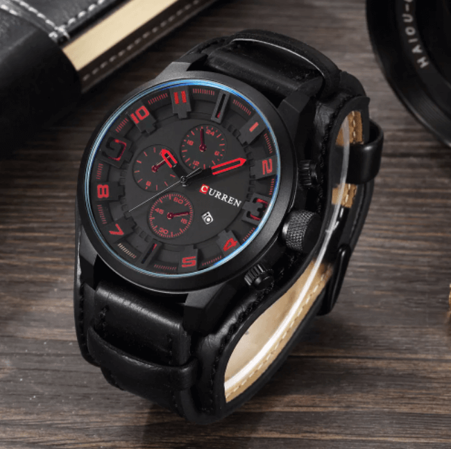 WW | Luxe Navigator Uhr Lederband