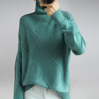 Stilvolle Rollkragenpullover